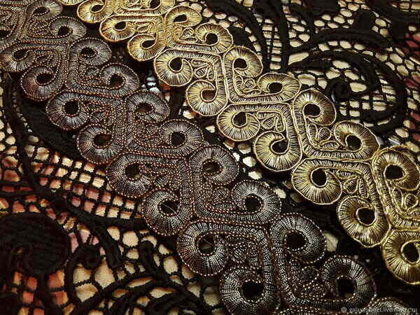 Плетеный текстиль сутаж и тесьма